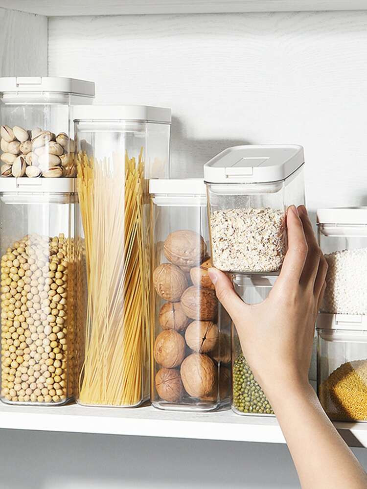 1pc Clear Food Storage Jar | SHEIN