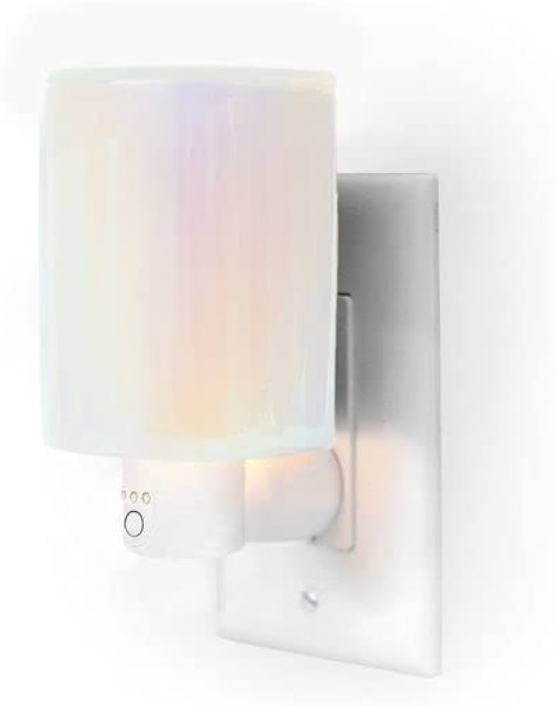 Happy Wax Iridescent Pink Outlet Timer Warmer For Scented Wax - Compact Ceramic Wall Plug In Wax ... | Amazon (US)