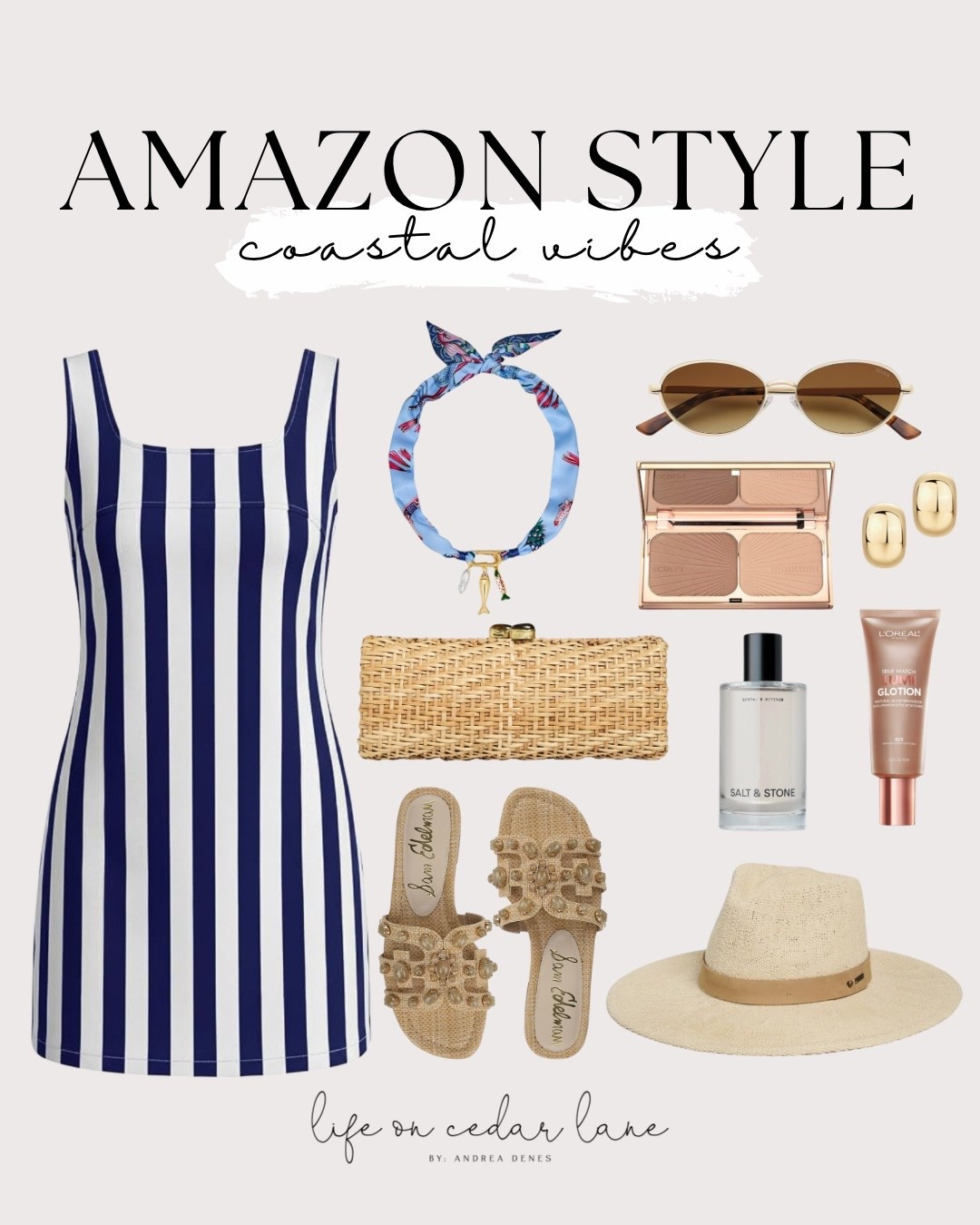 Feeling those coastal vibes with these Amazon finds! Perfect summer look. #coastalvibes #amazonstyle

#LTKOver40 #LTKmomlife #LTKSaleAlert