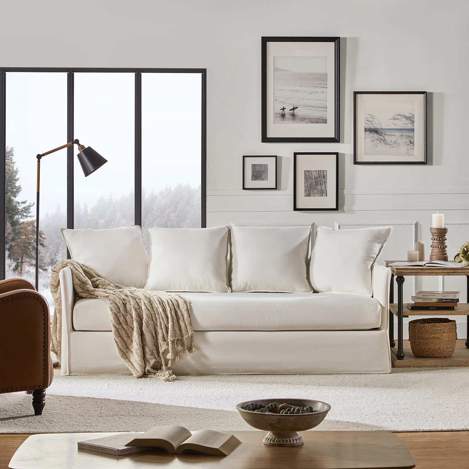 Wimberly 80'' Slipcovered Sofa | Wayfair North America