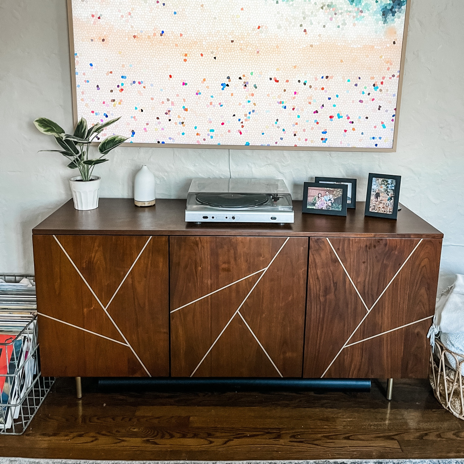 Perfect living room cabinet because it hides the kids toys in the cabinets! From world market. 

#LTKFind #LTKhome