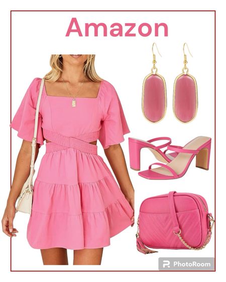 Pink Spring dress with sandals, bag and earrings. 

#dress
#pinkdress
#amazon

Follow my shop @417bargainfindergirl on the @shop.LTK app to shop this post and get my exclusive app-only content!

#liketkit #LTKshoecrush #LTKitbag #LTKfindsunder50
@shop.ltk
https://liketk.it/4BkxP

#LTKfindsunder50 #LTKSeasonal #LTKstyletip