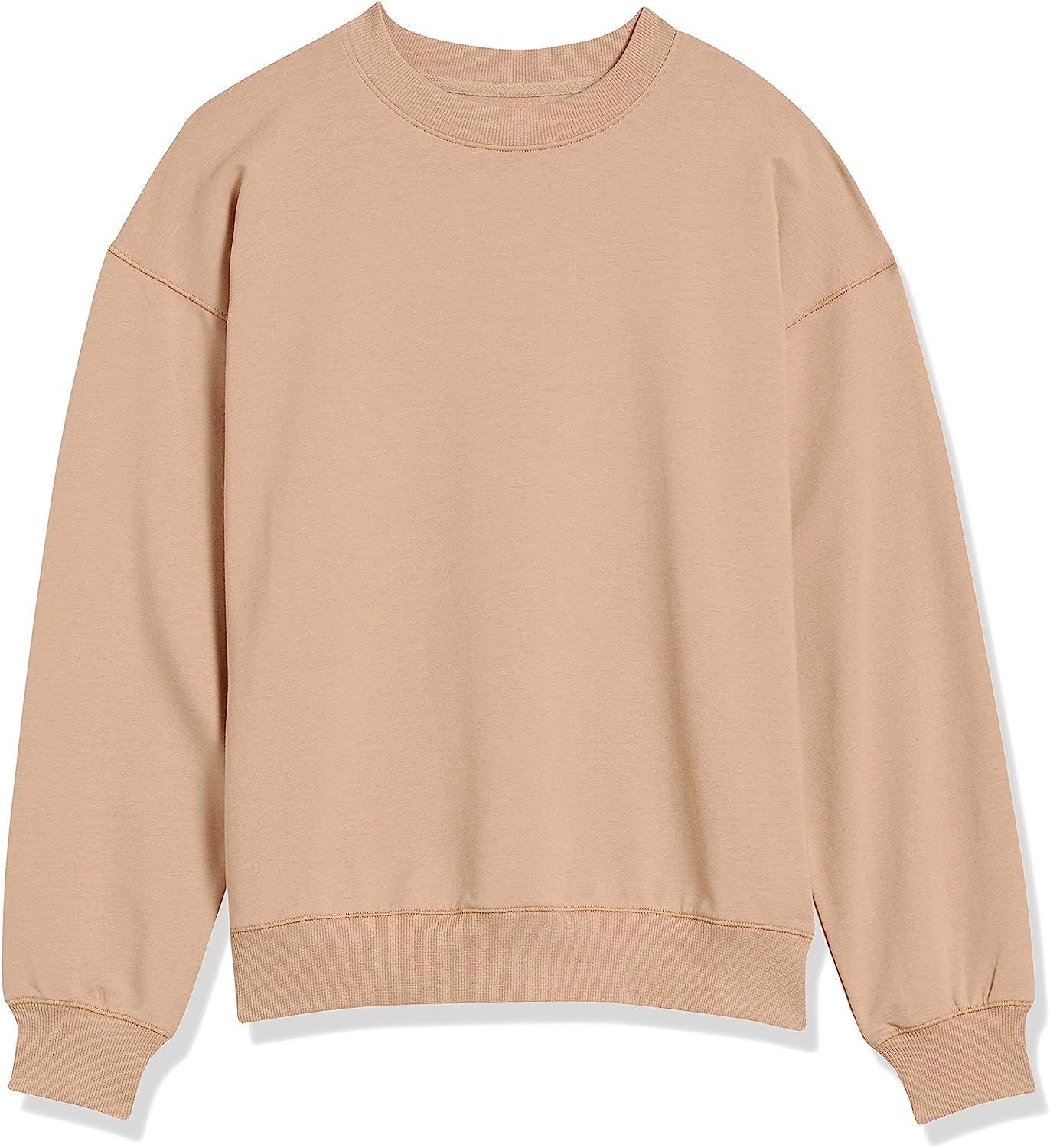 The Drop Women's Margot Loose Long Sleeve Crewneck Drop Shoulder Sweatshirt | Amazon (US)