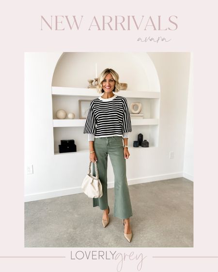 Fall outfit idea! I am wearing a 25 in the olive wide leg pants and S in the striped sweater! Use code: LOVERLY15 for 15% off! 

Loverly Grey, fall staples

#LTKSeasonal #LTKstyletip #LTKsalealert
