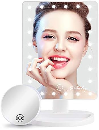 Fabuday Makeup Mirrors with Lights - Fabuady Lighted Makeup Mirror with Detachable 10X Magnificat... | Amazon (US)