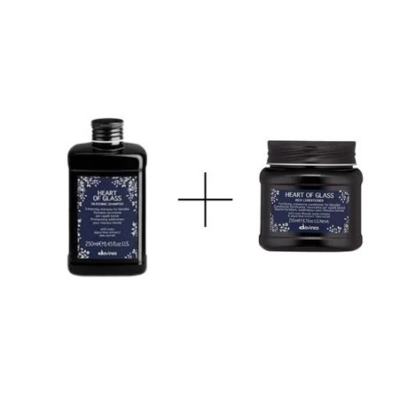 Davines Heart Of Glass Silky Shampoo 250ml + Davines Heart Of Glass Rich Conditioner 250ml | Walmart (US)