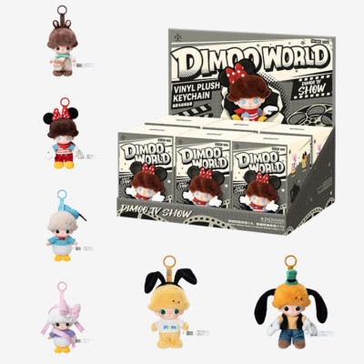 POP MART Dimoo World x Disney Series Blind Box Vinyl Plush Keychain Toys Dolls | eBay US