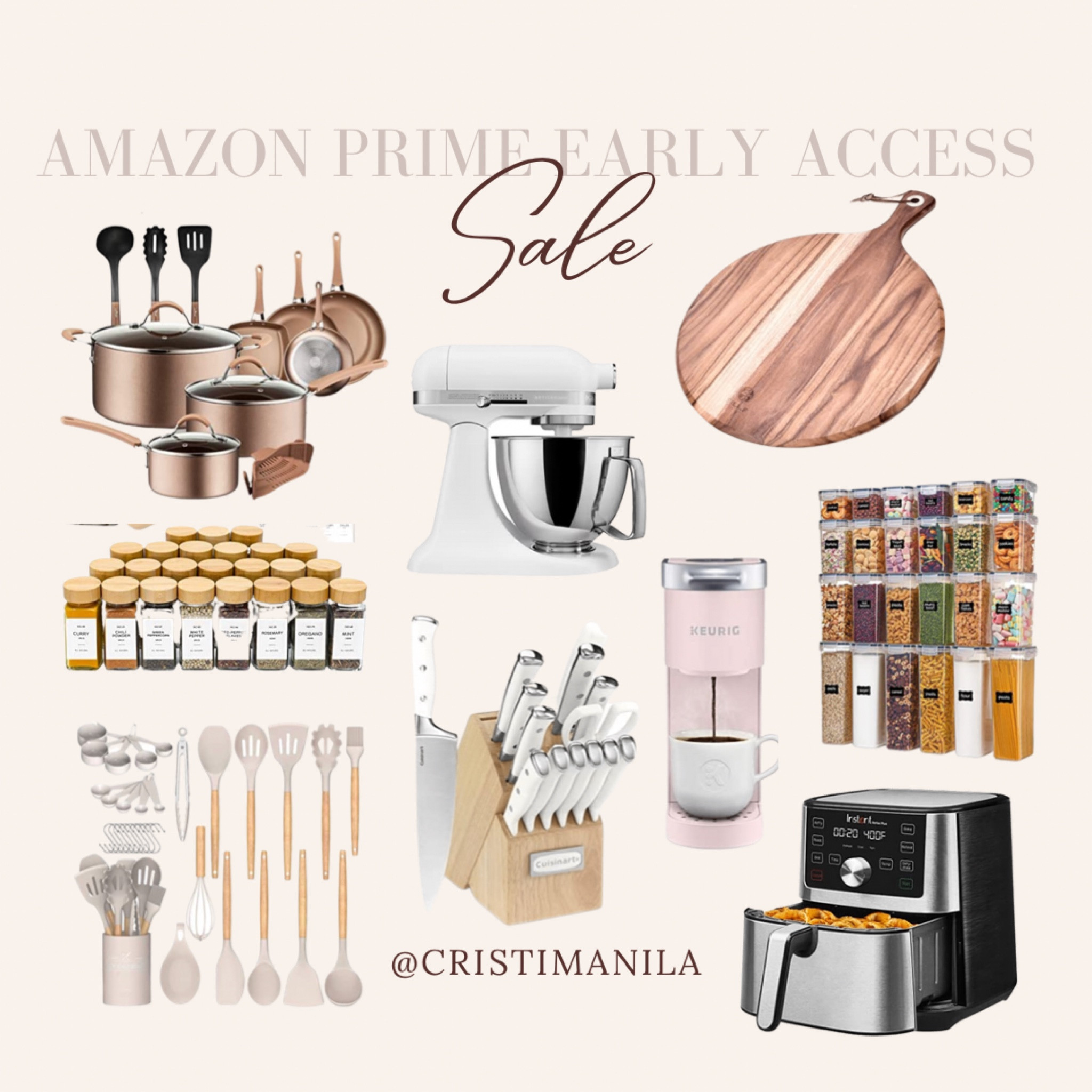 Amazon Prime Early Access Sale Kitchen edition! Love all of these pieces for the kitchen. Grab some of these items in time for the holidays & baking season! #amazonprime #amazon #amazonprimeearlyaccess #amazonsale

#LTKHoliday #LTKhome #LTKsalealert
