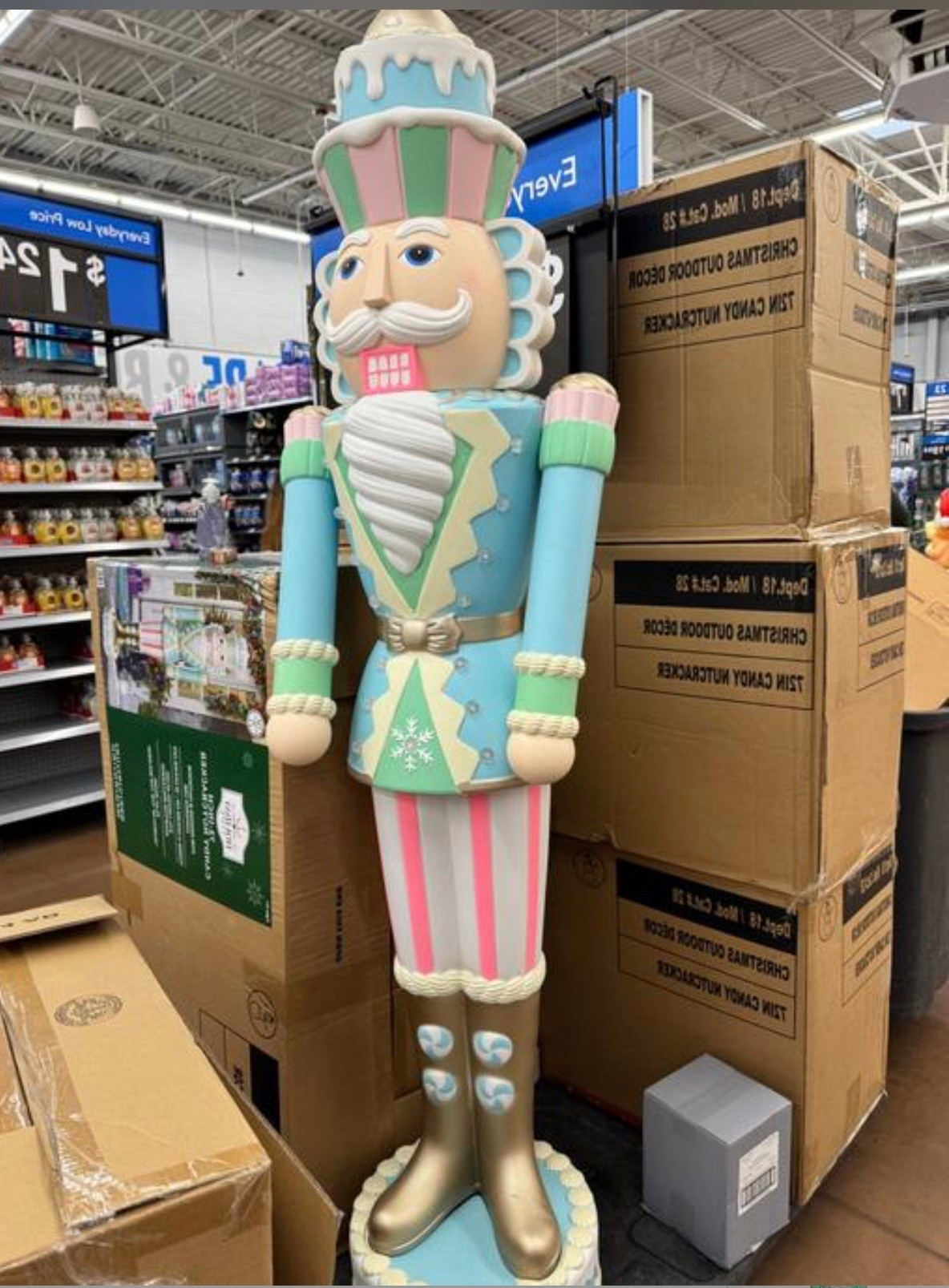 Giant nutcracker 

#walmart 

#LTKSeasonal #LTKHoliday #LTKHome
