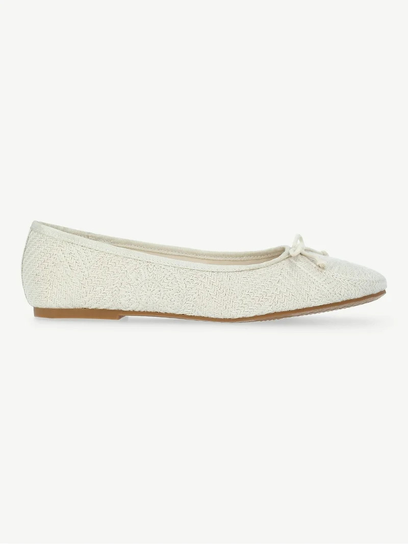 No Boundaries Women's Boho Ballet Flat | Walmart (US)