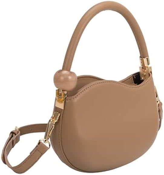 Melie Bianco Jennie Bag - Luxury Vegan Leather Handbag - Compact Design, Crossbody Capabilities, Zip | Amazon (US)