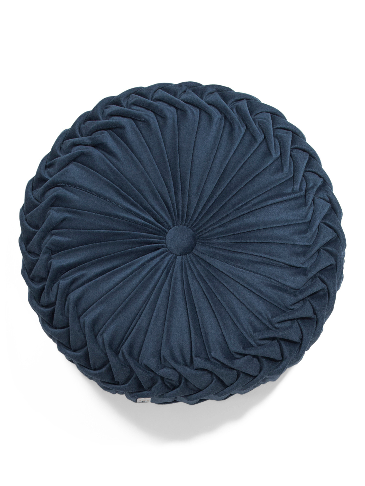 16x16 Vintage Pleated Round Pillow | TJ Maxx