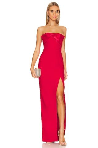 LIKELY Tricia Gown in Scarlet from Revolve.com | Revolve Clothing (Global)