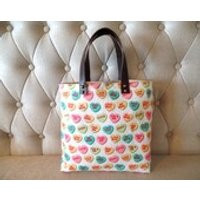 Candy Heart Tea Towel Tote | Etsy (US)