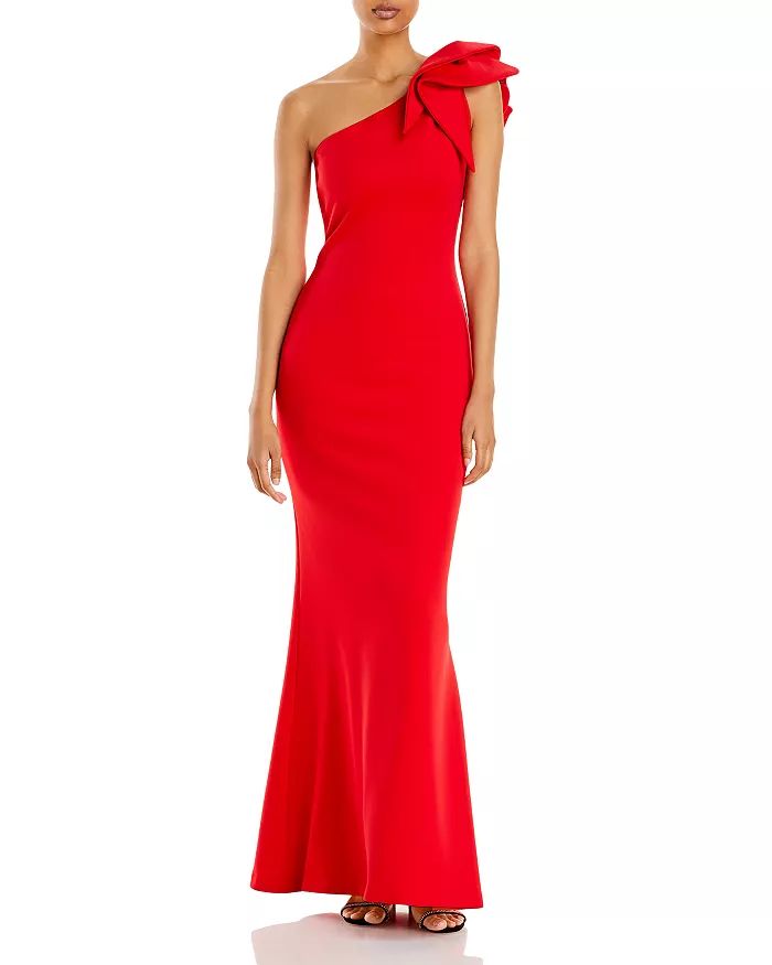 One-Shoulder Scuba Gown - 100% Exclusive | Bloomingdale's (US)