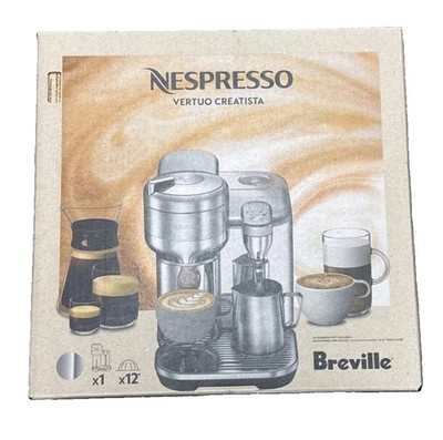 New Breville Nespresso Vertuo Creatista Nespresso Coffee Machine Stainless Steel | eBay | eBay US