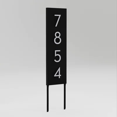 Welcome Home Steel Lawn Address Sign | Wayfair North America