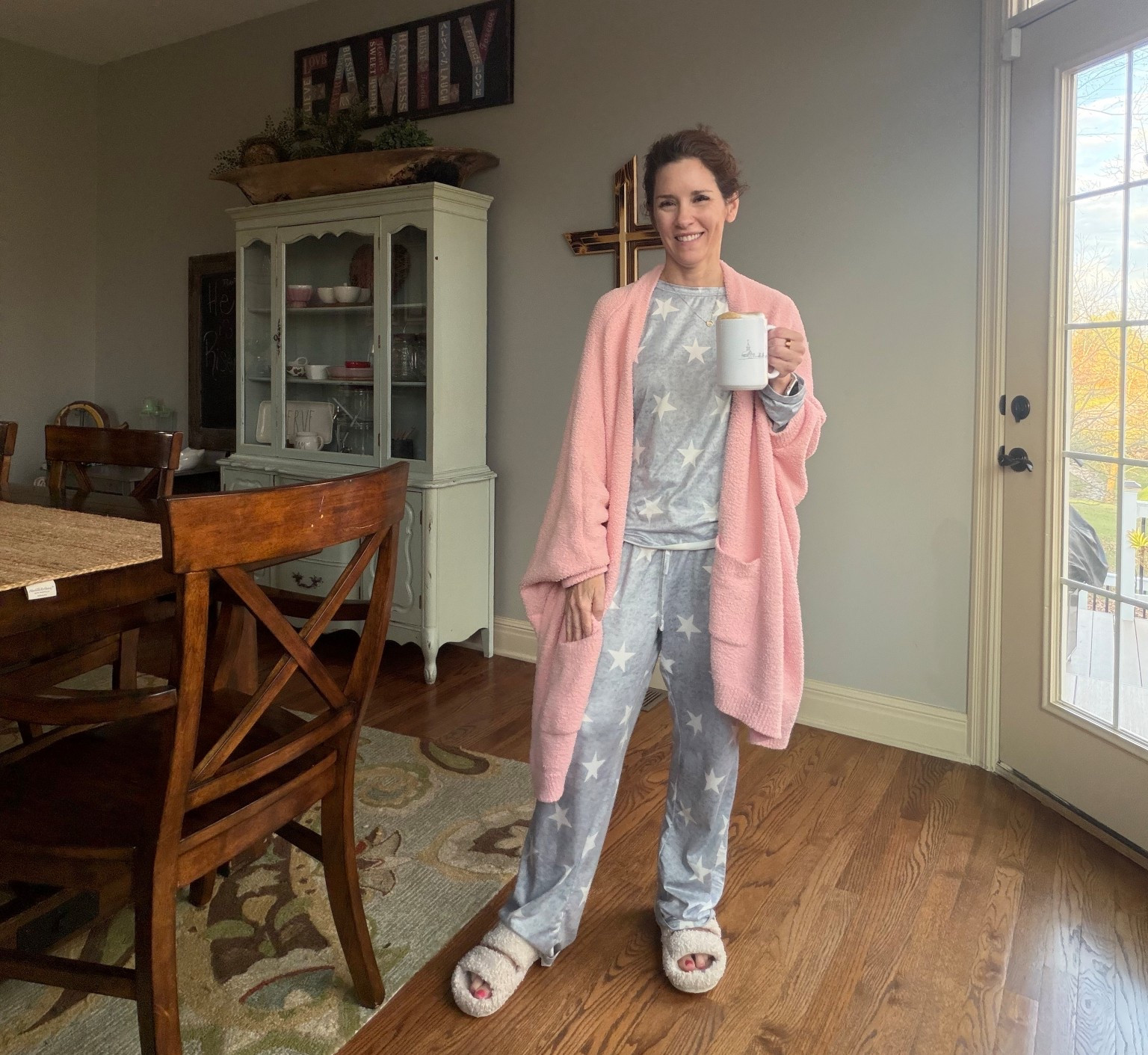 Who doesn’t love a cozy lounging set that you could not only wear for PJs but lounging around the house too! Love Ekouaer from Amazon. 
This very well may be my outfit of the day  🤣🤣🤣

Crazy Busy Mama look for sure ￼

#LTKmorningroutine #LTKOver40 #LTKootd