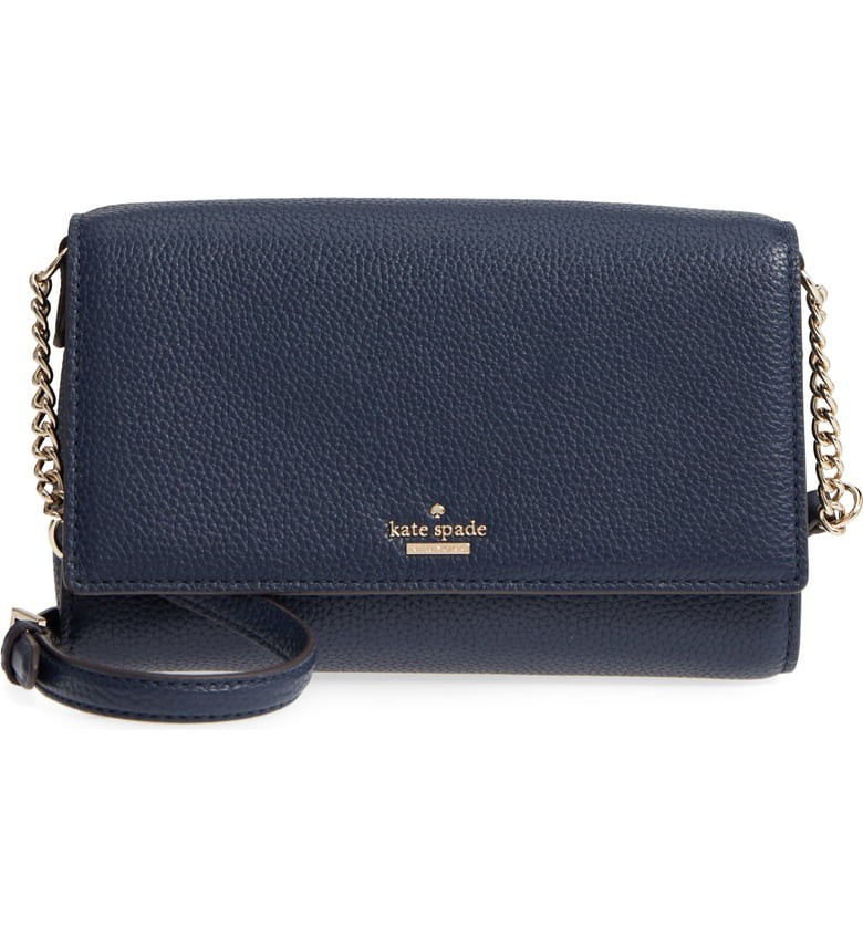 kate spade new york large oakwood street corin pebbled leather crossbody bag | Nordstrom