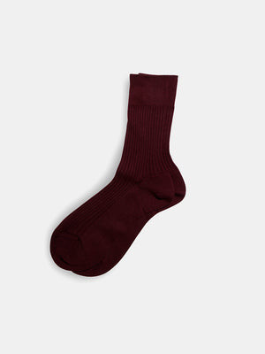 Maria La Rosa Bio Cotton Ribbed Socks | Alex Mill
