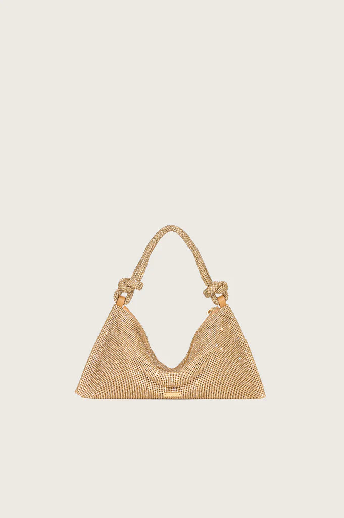 HERA NANO RHINESTONE SHOULDER BAG - CHAMPAGNE | Cult Gaia - US