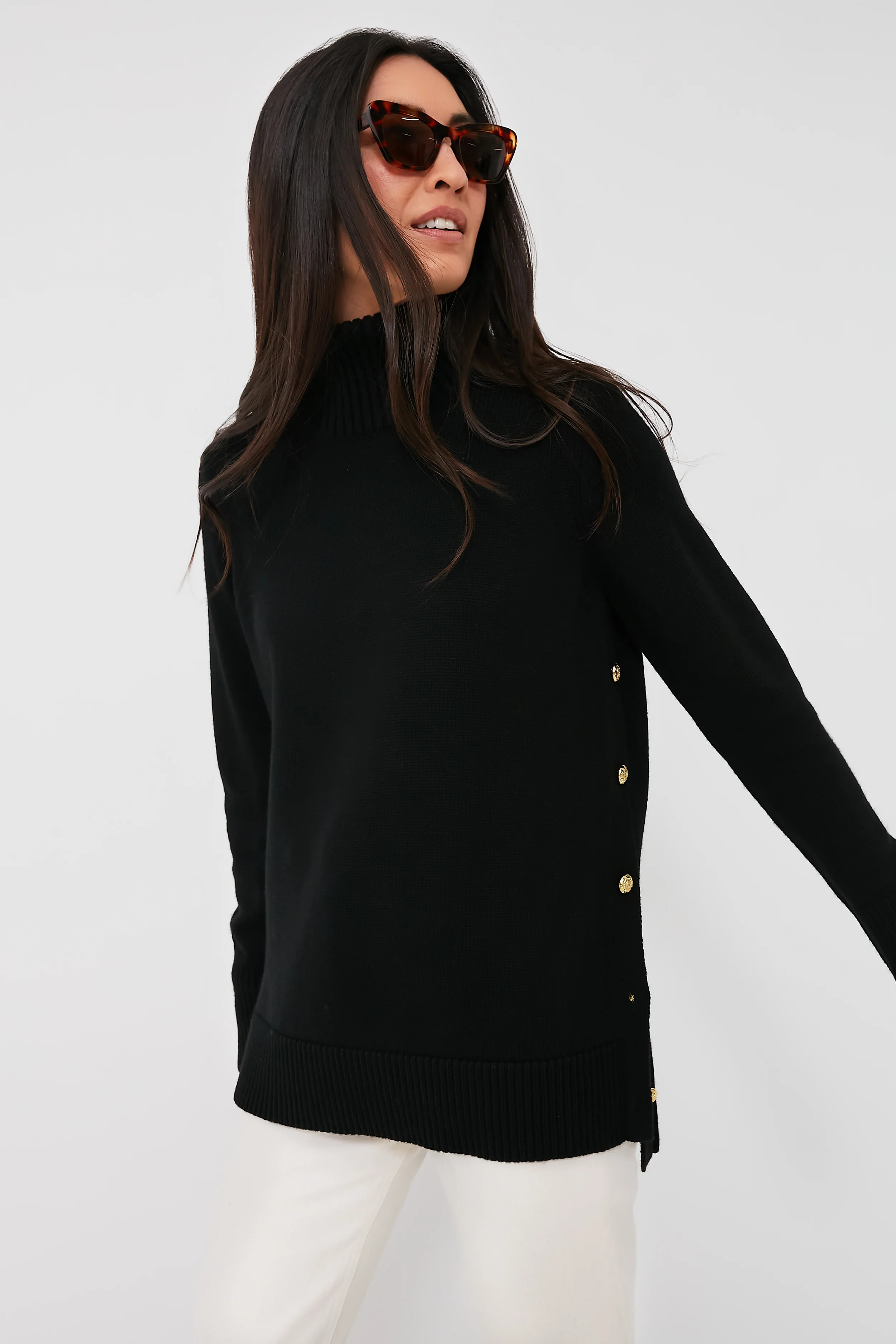 Black Sophia Sweater | Tuckernuck (US)