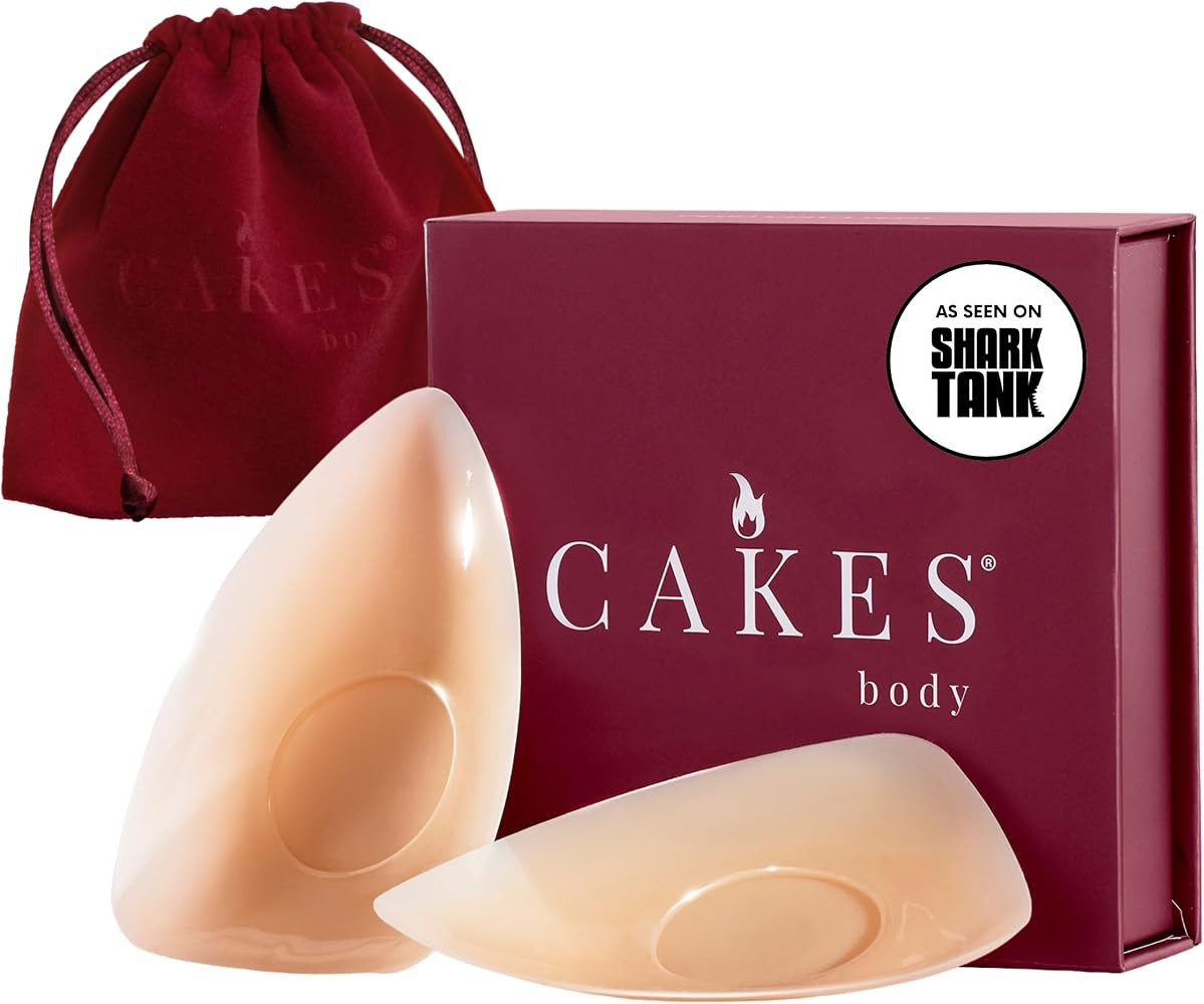 CAKES Body® Sticky Triangle Nipple Covers for Women - The Viral Sticky Boobs With an Adhesive-free nip nook™ | Amazon (US)
