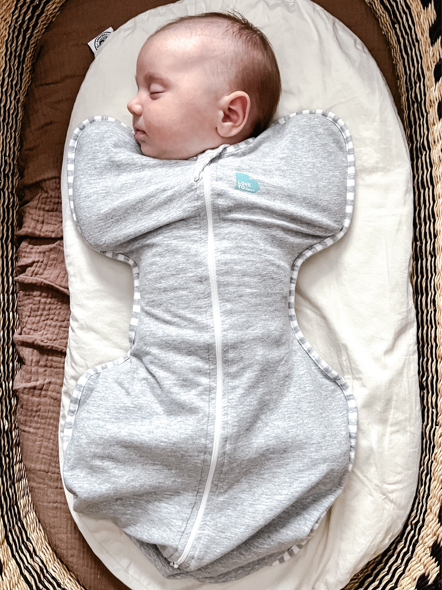 These sleep sacks are the perfect in-between for swaddling without fully restraining babies arms! Bennett loved a tight swaddle until about 5 weeks old now he likes his arms free. These are amazing because he isn’t waking himself with the newborn arm and leg jerks anymore!

Also, the pad he’s laying on is called a Topponcino it’s great for when you put the baby to sleep somewhere and then want to transfer them to another spot. I use this under him on my bed until he falls asleep and then pick it and him up to transfer to the bassinet reducing the start reflex. 

Montessori, nursery bedding 

#LTKbump #LTKbaby #LTKfamily