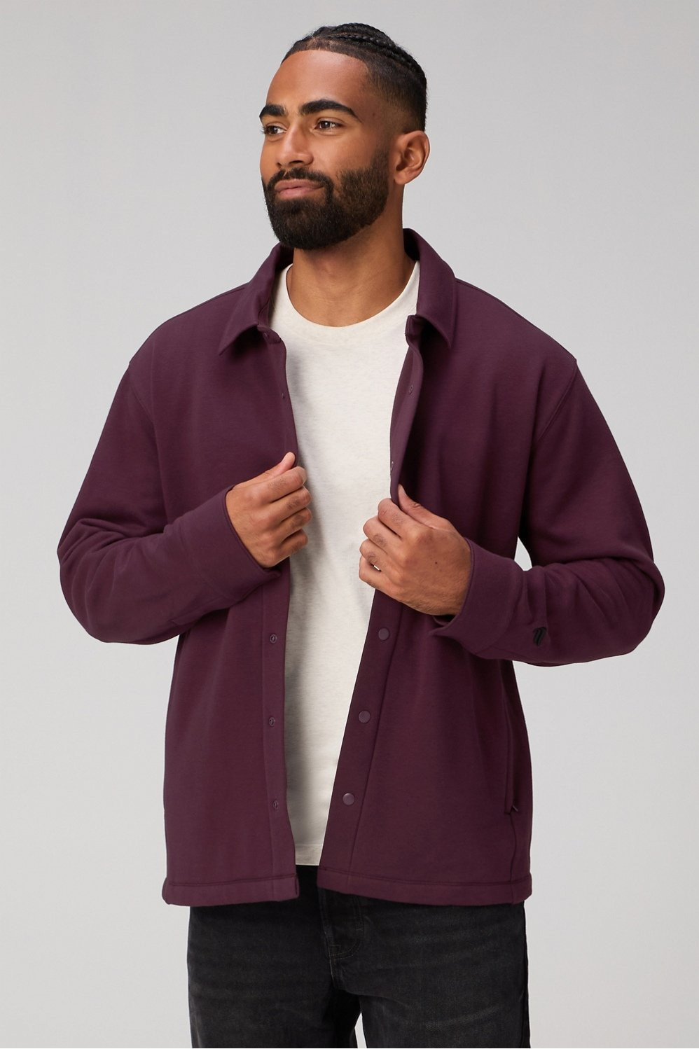 The Go-To Shirt Jacket | Fabletics