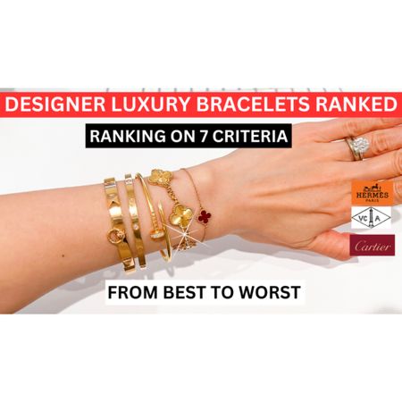 New video https://youtu.be/fys1d0hpkGc ranked all my designer bracelets from the best to worst with scores from 7 different criteria is up on my channel now!! Are you surprised about the best and the worst? How would you rank them? Which one is your fav? :P

#LTKAsia #LTKstyletip #LTKVideo