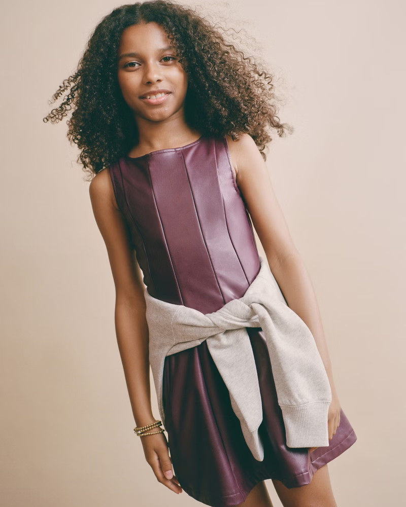 a&f mila layerable mini dress | Abercrombie & Fitch (US)