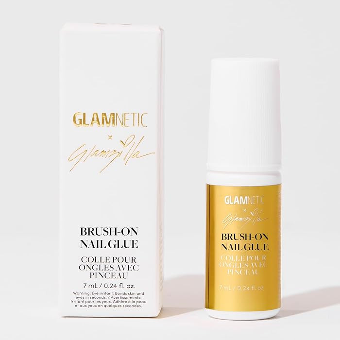 Glamnetic x GLAMZILLA Super Strong Brush On Nail Glue | Brush Tip Applicator, Mess Free, Travel F... | Amazon (US)