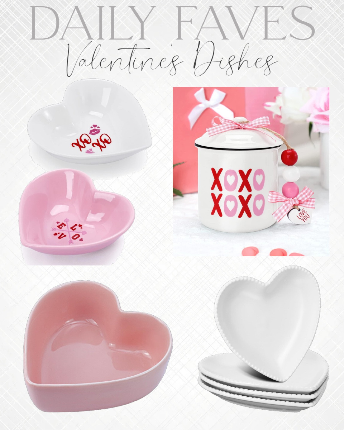 Cute valentines dishes!

#LTKhome #LTKSeasonal #LTKparties