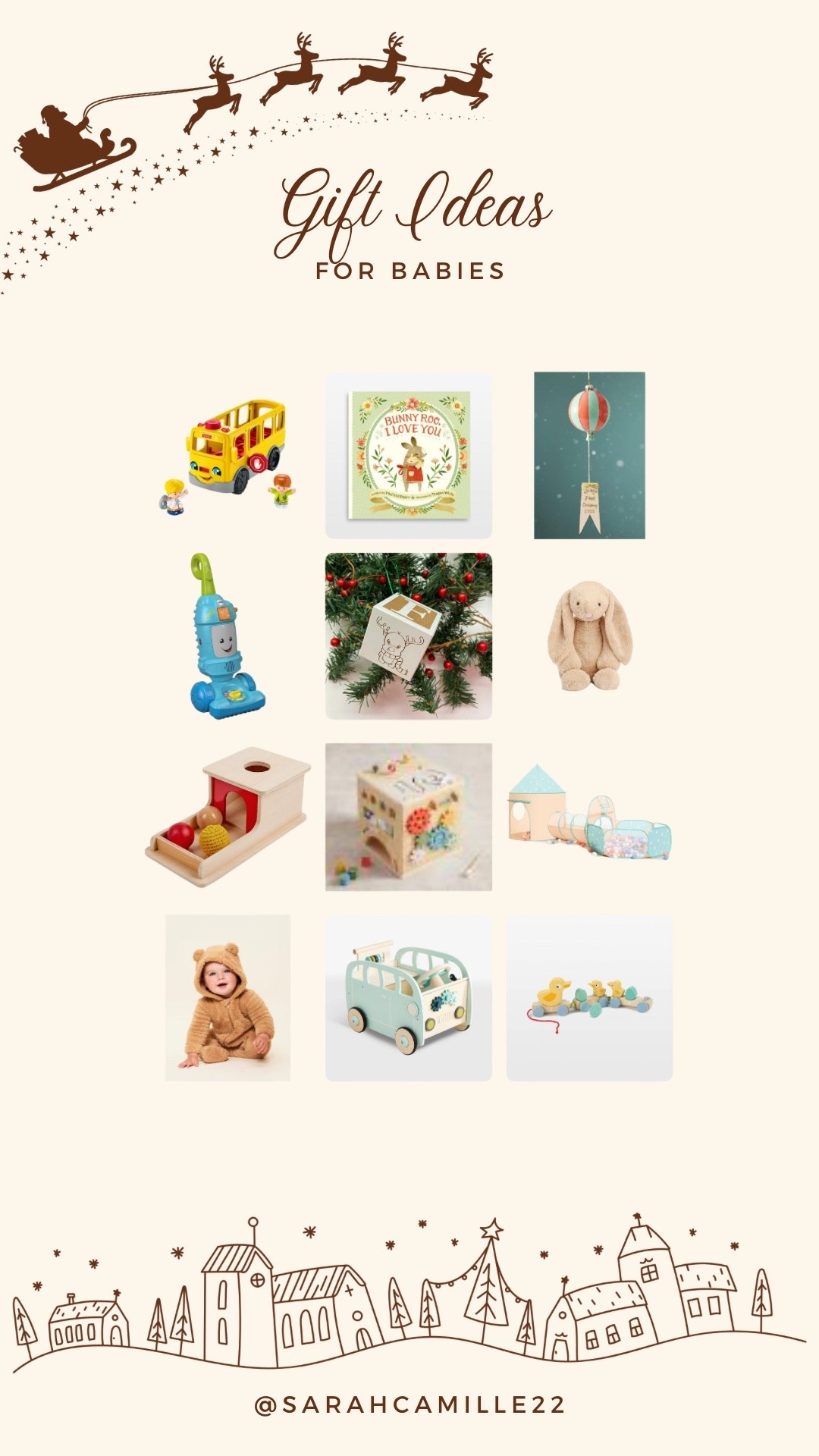 Holiday gift ideas for babies 

Christmas gifts for baby girls and baby boys 

#LTKBaby #LTKHoliday #LTKGiftGuide