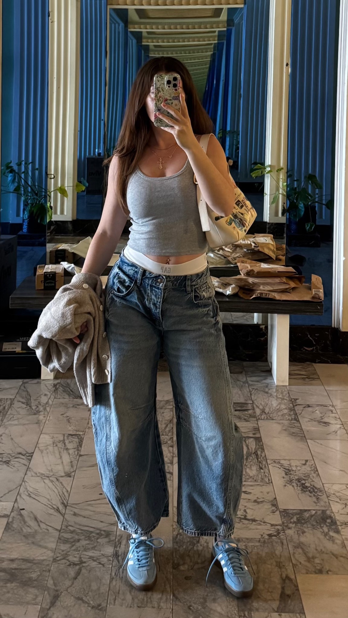 Purse is custom 🤍 I got a size M in the boxers