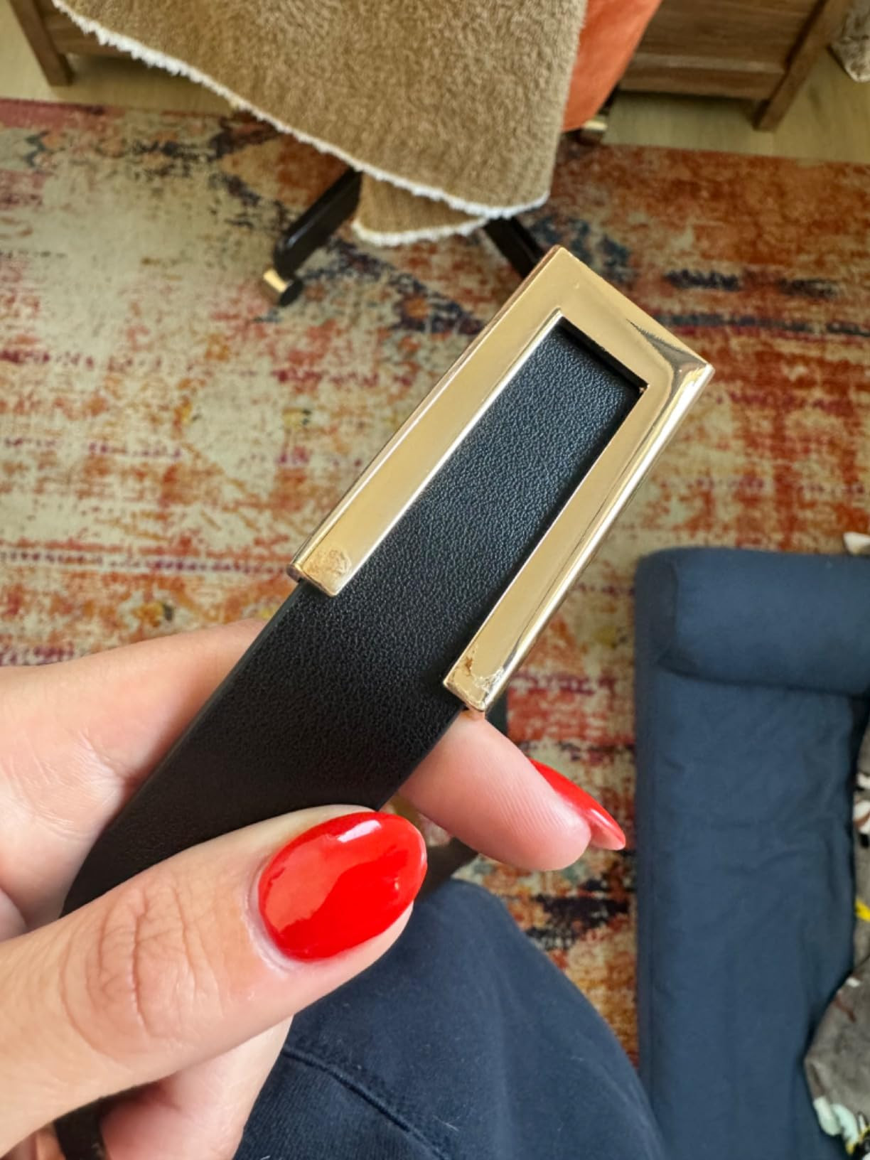 SANSTHS 2 Pack Skinny Leather Belts for Women, Ladies Thin Waist Belt for Dresses Jeans Pants wit... | Amazon (US)