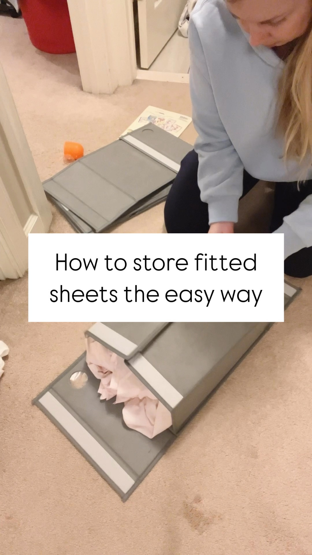 I’ll admit it: I’ve spent way too much time watching how to fold a fitted sheet videos, thinking this is the one that’s going to finally make it click. Spoiler alert: it never did. 😂 So, I gave up on perfect folds and found this genius Space Aid sheet organizer instead—and let me tell you, it’s a total game changer!

Now, instead of battling with those elastic corners, I just roll up my sheets and pop them in this organizer. My linen closet has never looked so good, and I didn’t even have to become a folding expert. 🙌  

#LTKFamily #LTKHome #LTKSaleAlert