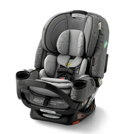 Graco Premier 4Ever DLX Extend2Fit SnugLock 4-in-1 Car Seat featuring Anti-Rebound Bar, Midtown Collection, Grey | Walmart (US)