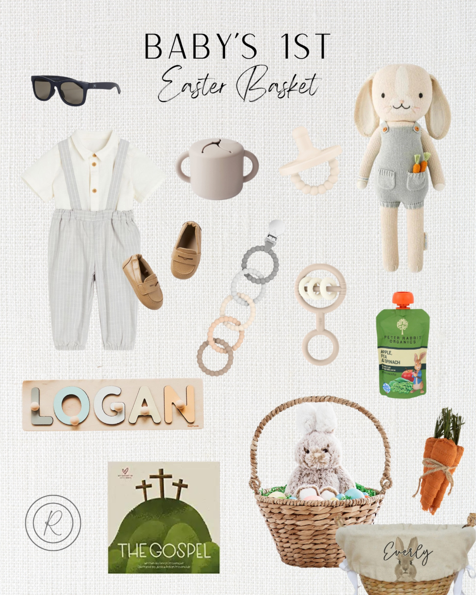 Baby boy Easter basket. 🥕🫶🏼

Amazon
Baby’s First Easter
Basket fillers
H&M
Pottery Barn Kids
Easter
Kids
Spring 
Cuddle and Kind
6-12 month
7 months


#LTKkids #LTKbaby #LTKSeasonal