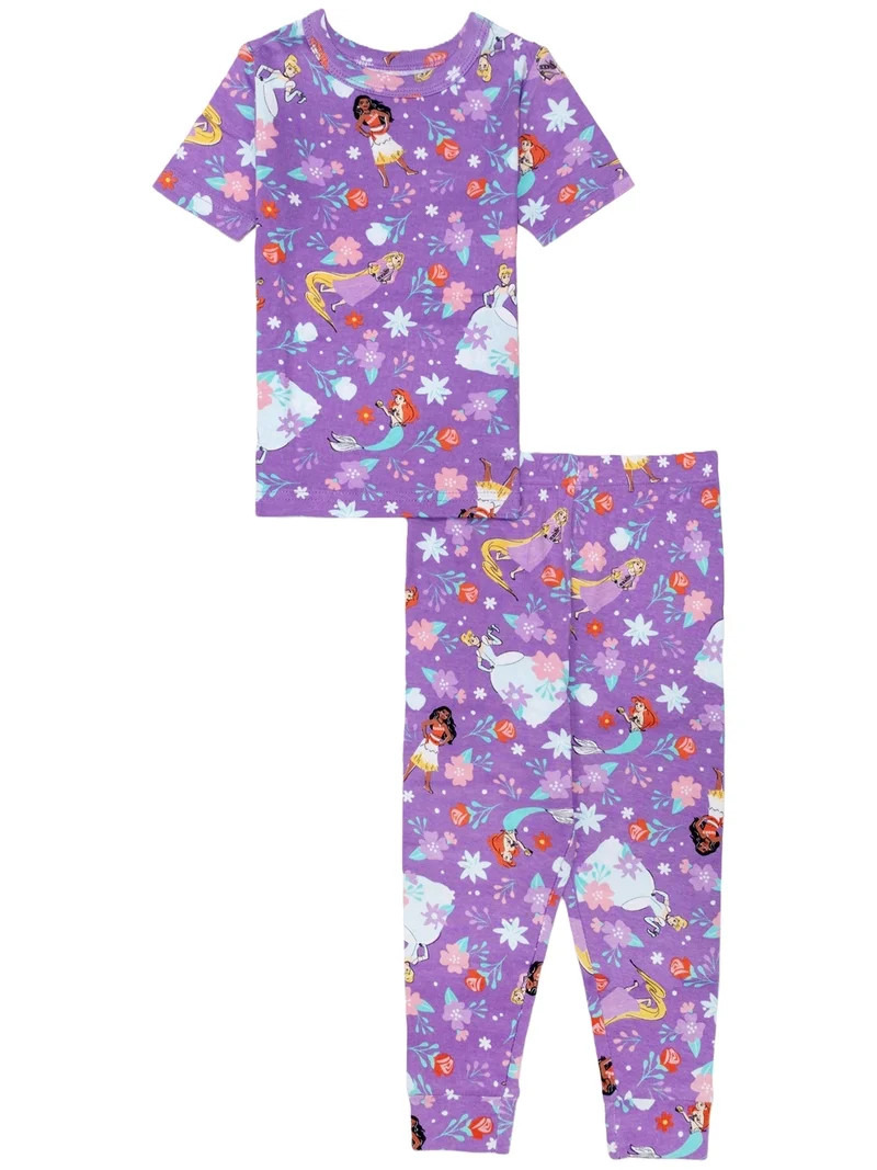 Character Toddler Snug Fit Two-Piece Pajama Set, Sizes 12M-5T - Walmart.com | Walmart (US)