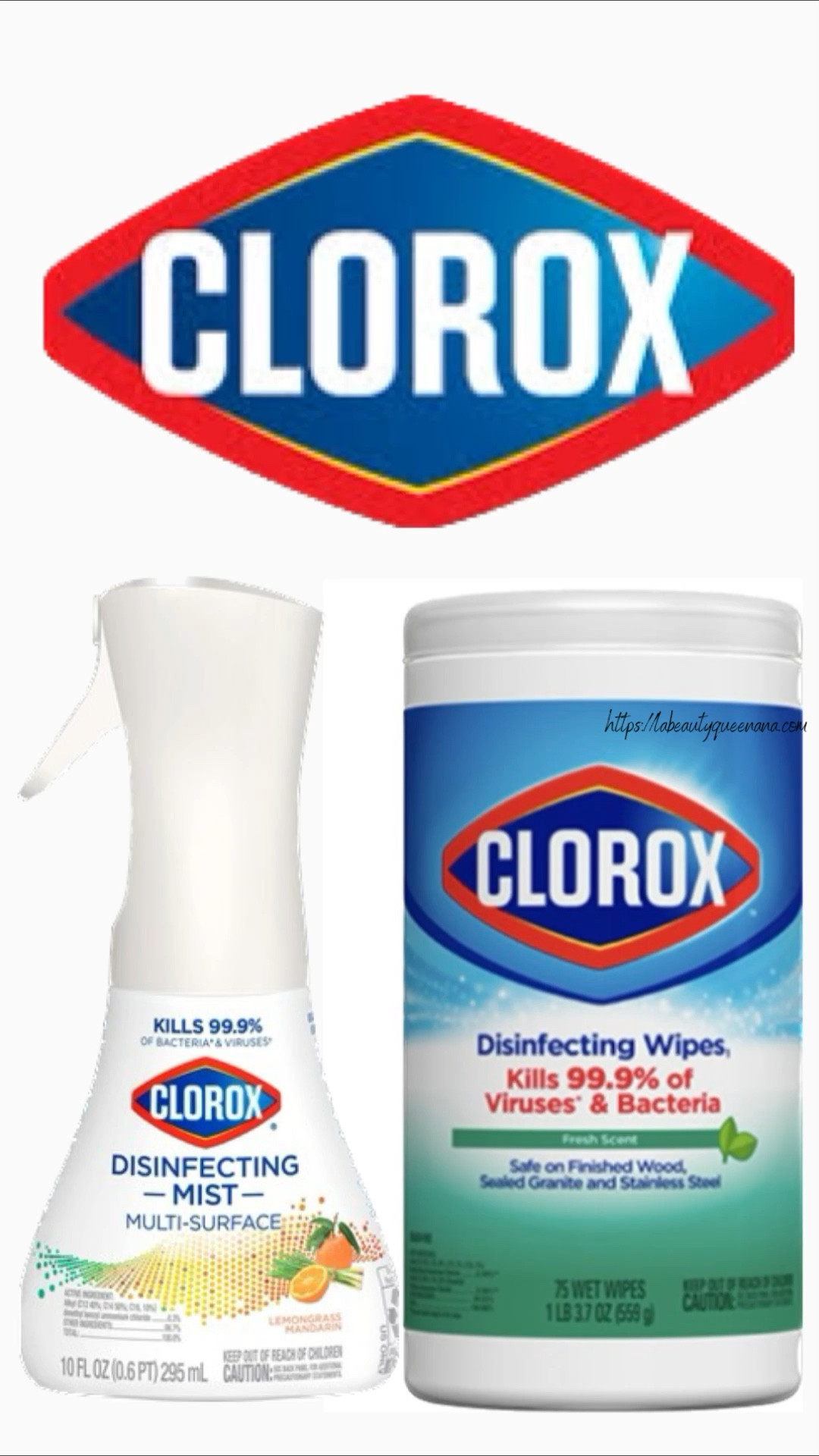 
 Clorox® Disinfecting Wipes Fresh Scent ♡ Clorox® Disinfecting Mist, Multi-Surface Disinfectant - Lemongrass Mandarin ♡

I may suggest similar products, if applicable. 

Click here & Shop these items using my affiliate link ♡




I especially enjoy having the wipes in the car and when I travel. It’s crucial if you have kids to always disinfect to minimize germs. 
I always use disinfectants especially during back to school season. 

High traffic areas like toilet seat handles, all door knobs in the home or car,  couch, furniture, backpacks, toys, carpets, desks, most hard and soft surfaces are my frequent targets. 

@Influenster, @Clorox and use #Clorox.  

