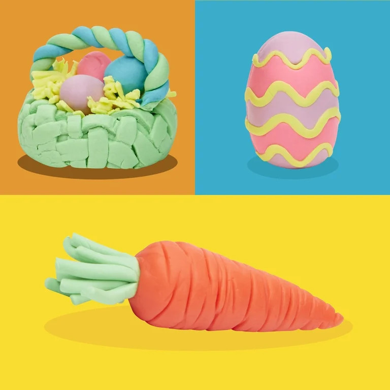 Play-Doh Easter Bag, 9 Eggs for Party Favors & Kids Arts and Crafts, Easter Basket Stuffers | Walmart (US)