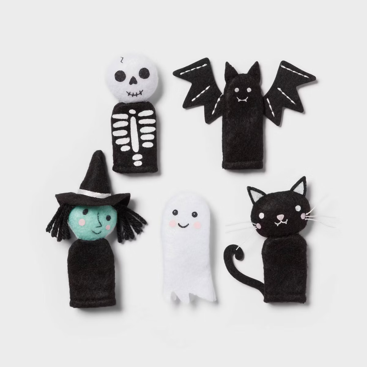5ct Halloween Felt Finger Puppets - Spritz™ | Target