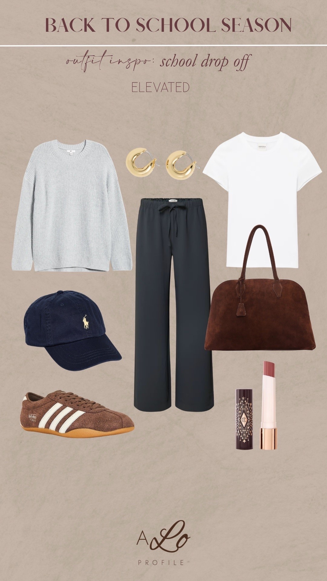 Back to School: School Drop Off Outfit Inspo // back to school, errands outfit, casual outfit, mom outfit, school drop off outfit, school drop off outfit ideas, casual mom outfit, casual errands outfit