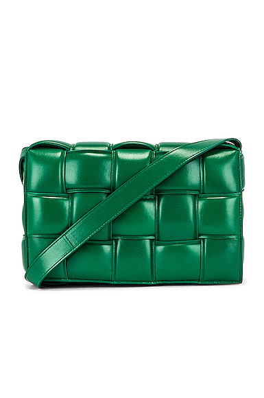 Bottega Veneta Padded Cassette Bag in Green | FWRD 