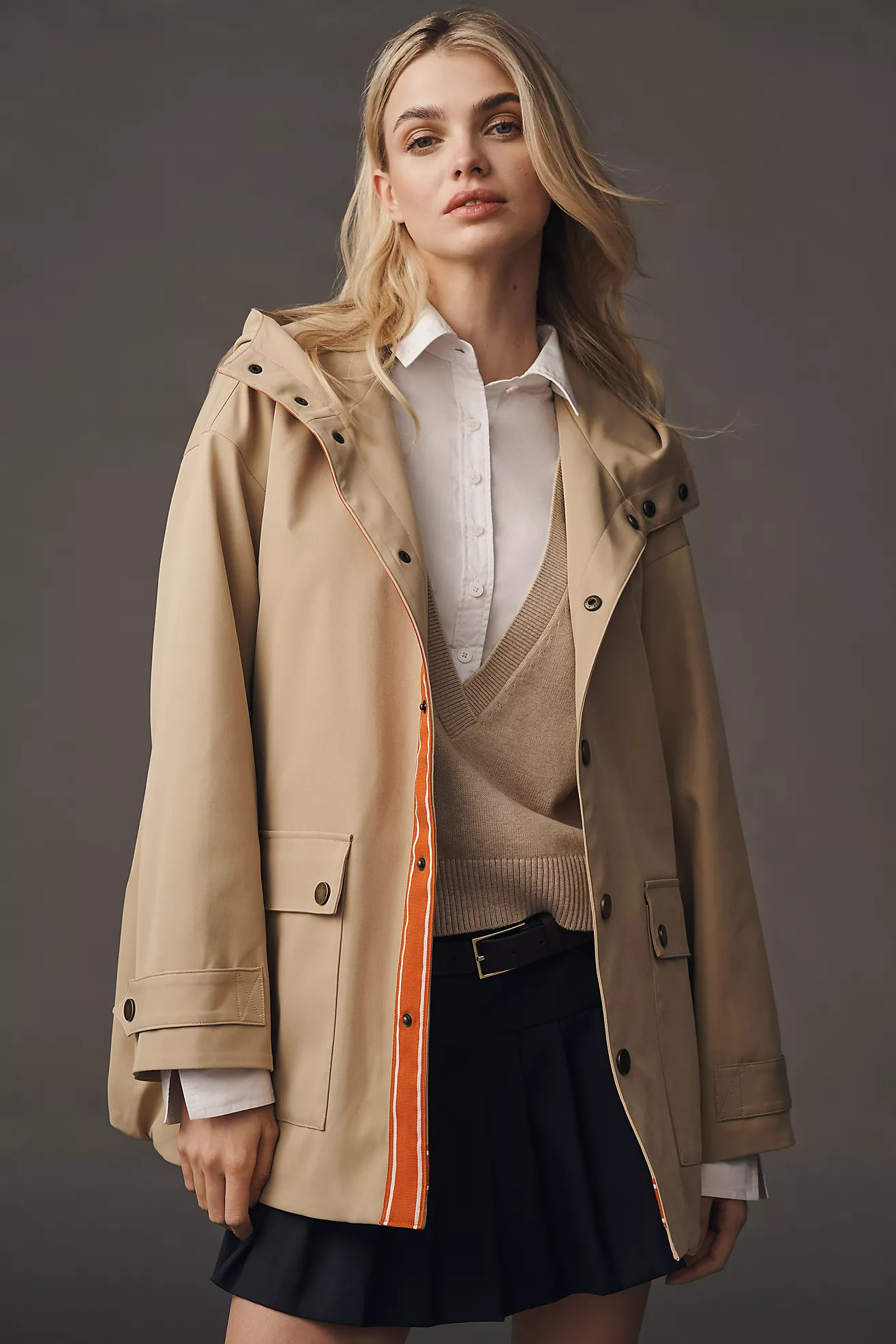 Maeve Hooded Utility Jacket | Anthropologie (US)