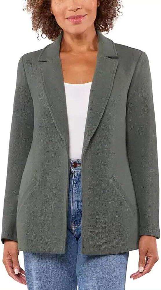 Matty M Women's Knit Boyfriend Blazer | Amazon (US)