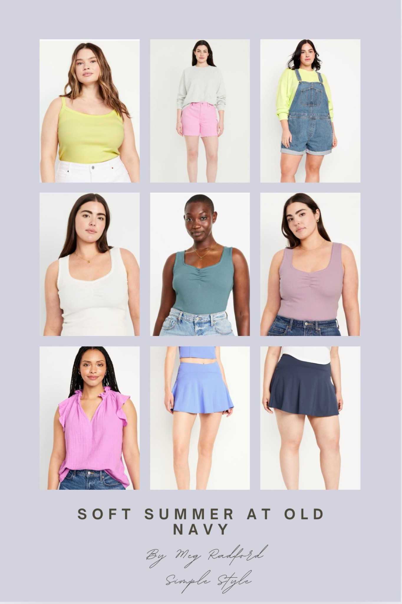 My Soft Summer picks from Old Navy right now! Lots on sale!!!

#LTKfindsunder50 #LTKplussize