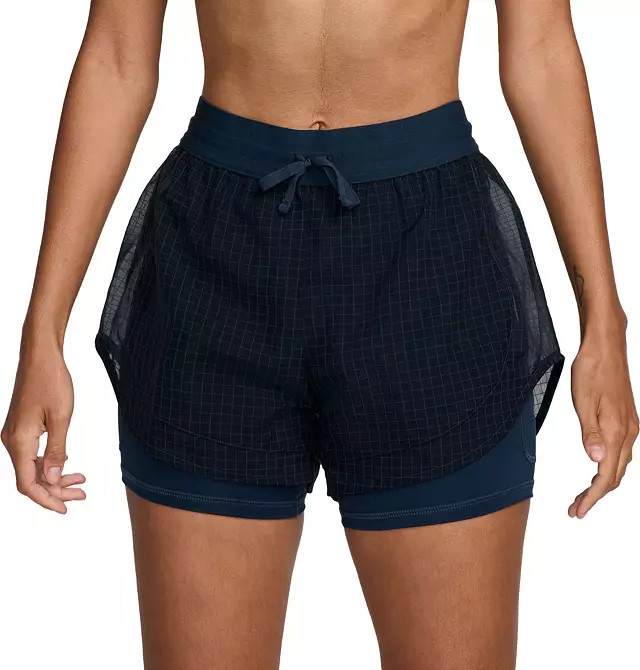 Nike Women's Running Division Dri-FIT Mid-Rise 3" 2-in-1 Running Shorts | Dick's Sporting Goods