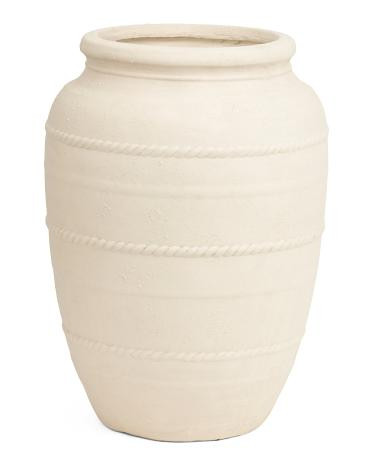 15.5x20in Fiberclay Tall Urn Planter | TJ Maxx